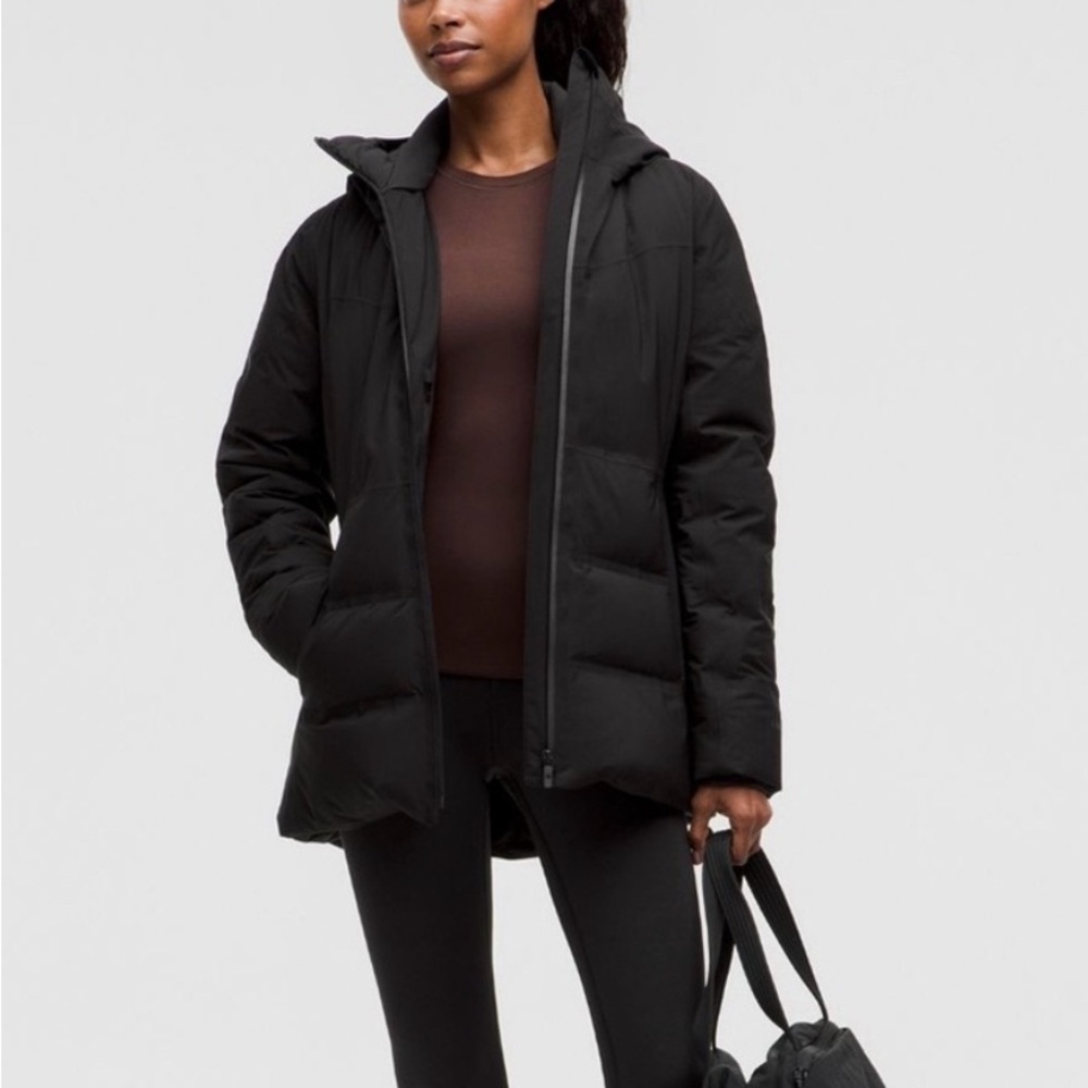 lululemon athletica Black Sleet Street Jacket sz 6